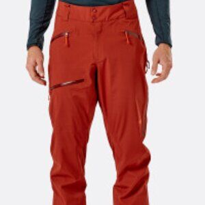 New Without Tags Rab Womens Ski Snowboard Pant Colour: Red, Size: Small
